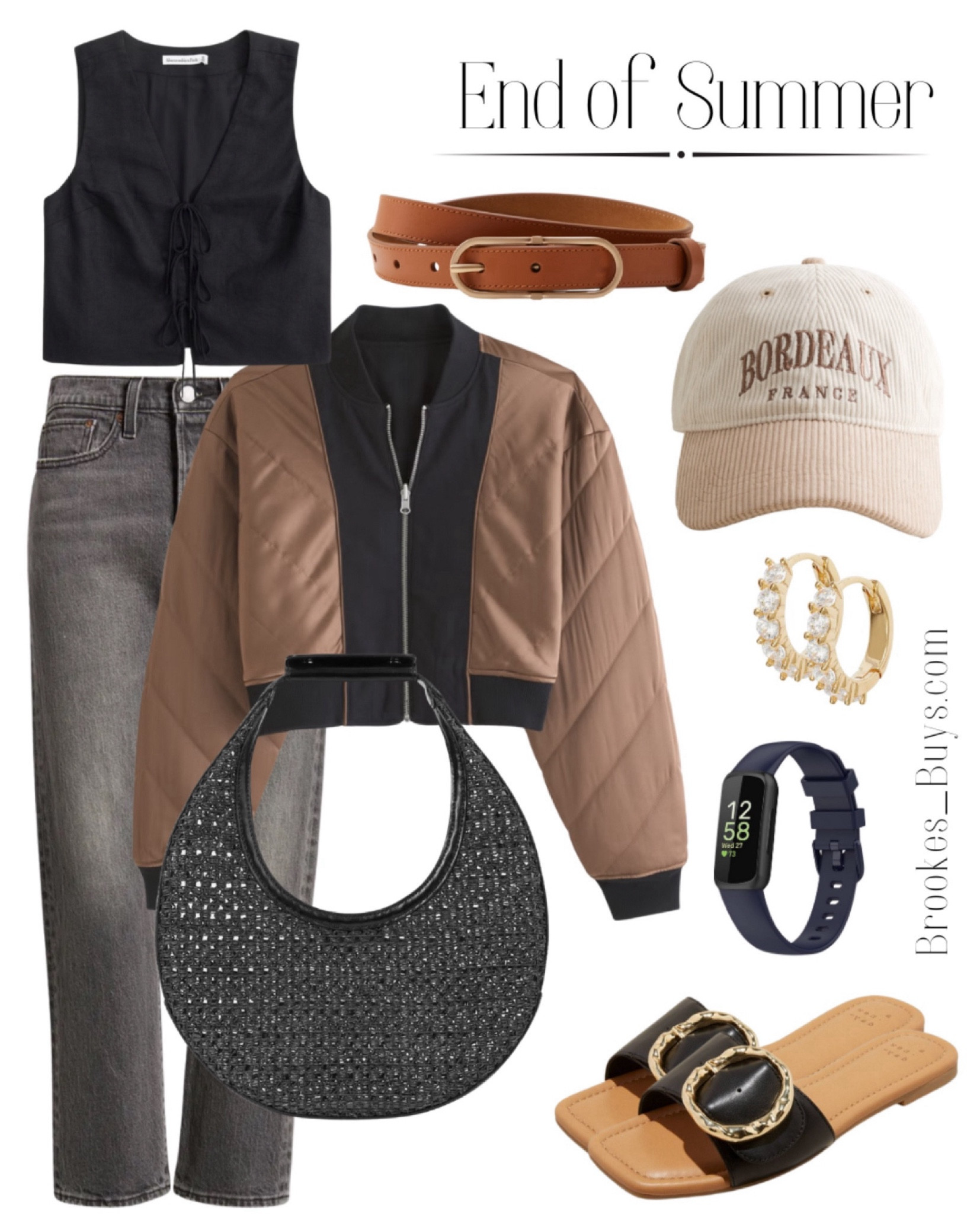 This tie crop top is so cute. I love this purse and shoes. Add a jacket for the cool summer nights

#LTKOver40 #LTKBacktoSchool #LTKStyleTip