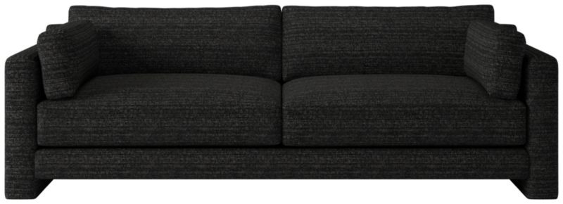 Marguerite 90" Black Boucle Sofa | CB2 | CB2