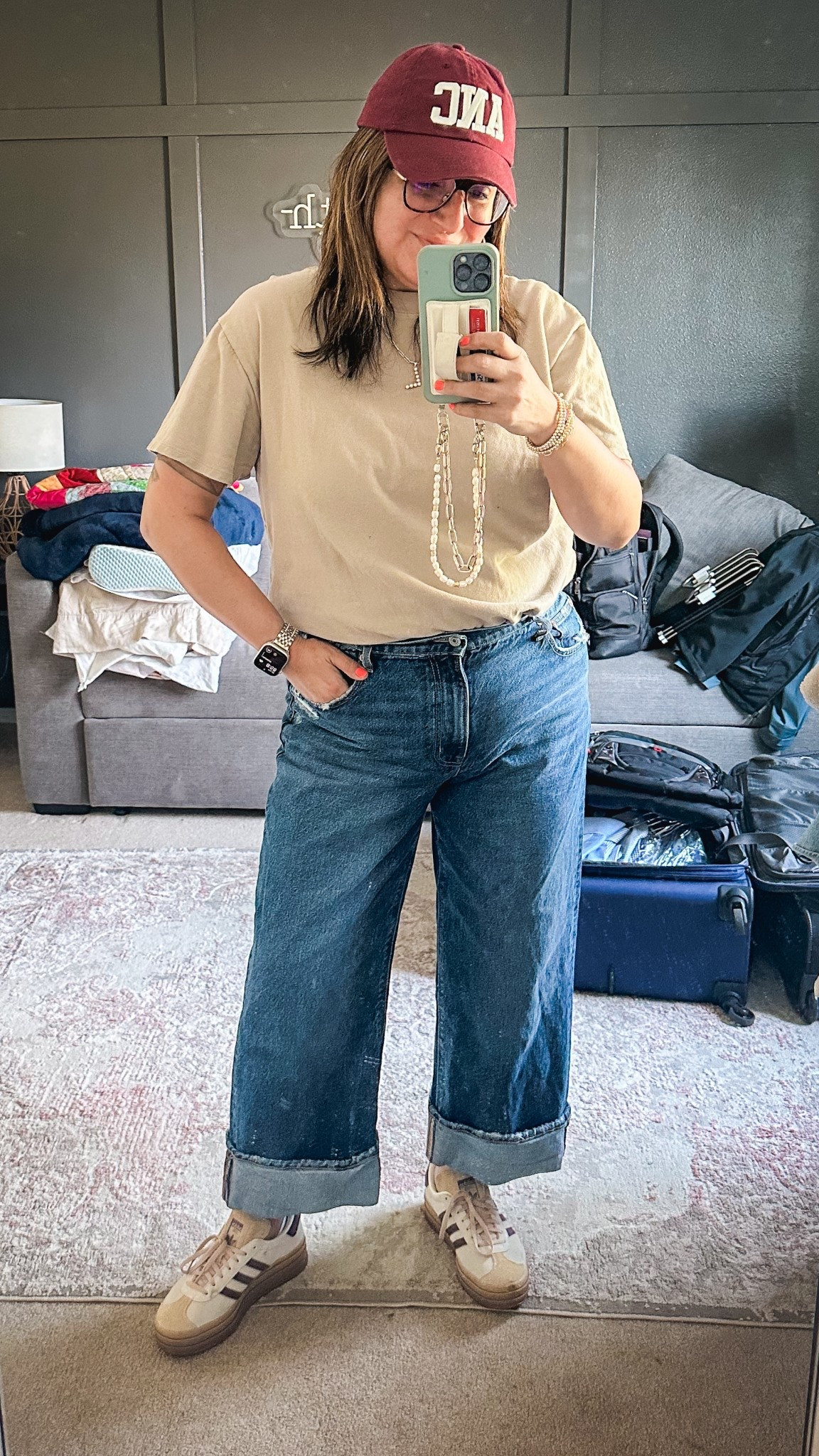 Today’s easy ootd that I wore to close up my classroom for the year. ❤️
Abercrombie tee (XL)- this color is sold out but there’s other colors available 
American Eagle cuffed jeans (14 Short)
Adidas bold sneakers 

#LTKSaleAlert #LTKOver40 #LTKMidsize