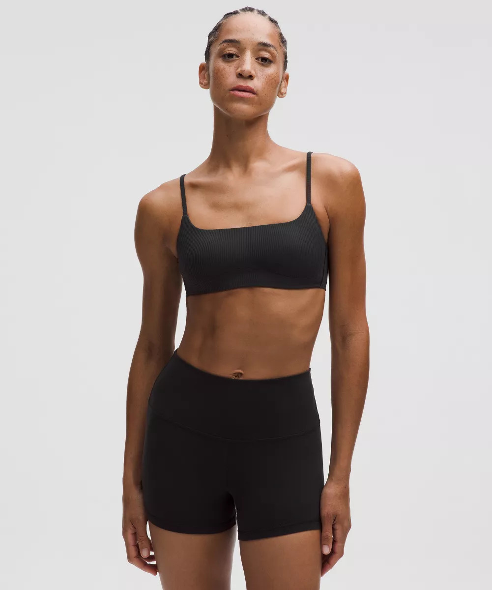 Like a Cloud Ribbed Spaghetti-Strap Bra   Light Support, A/B Cup | lululemon (AU)