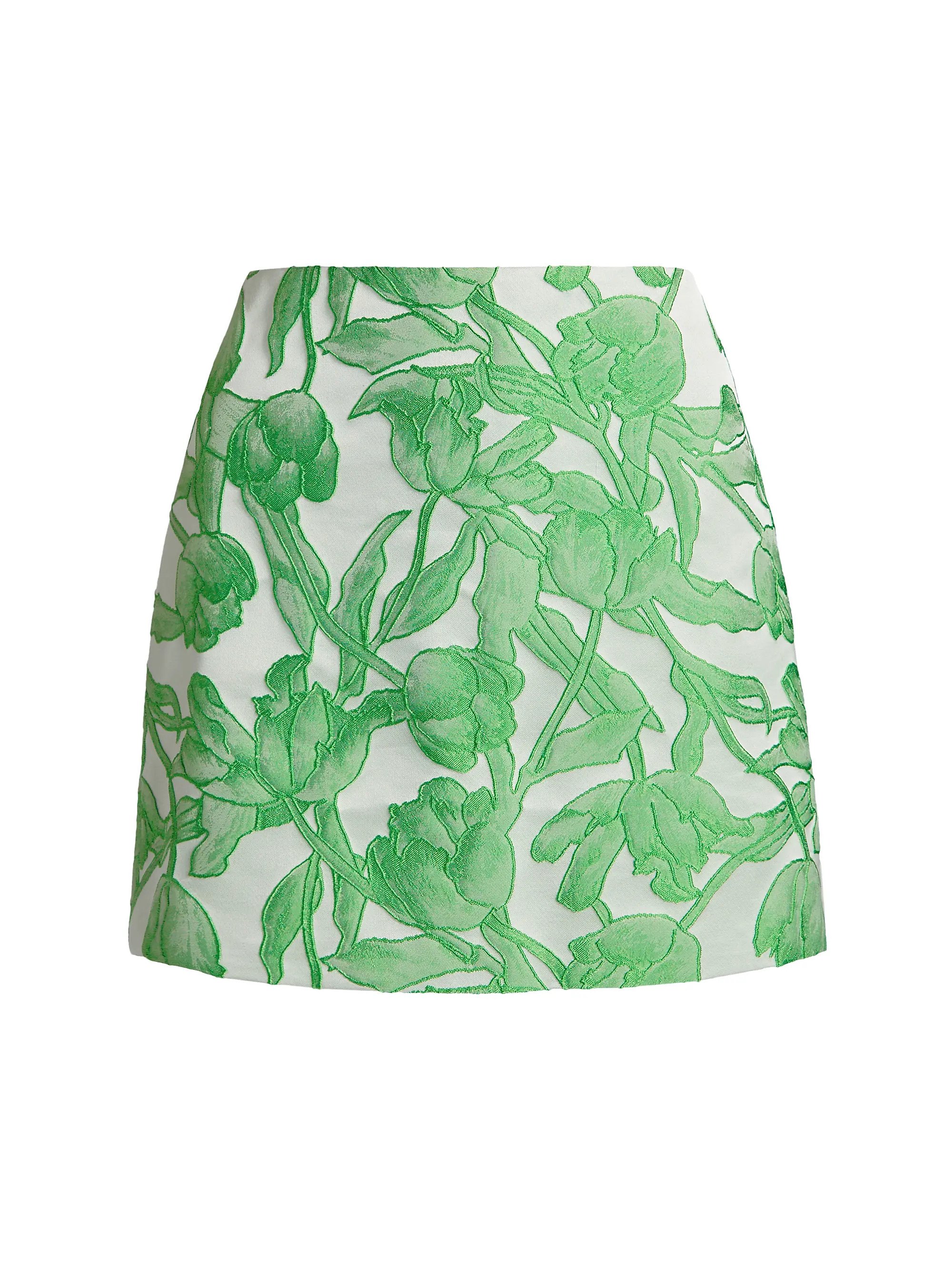 Tulip Jacquard Miniskirt | Saks Fifth Avenue