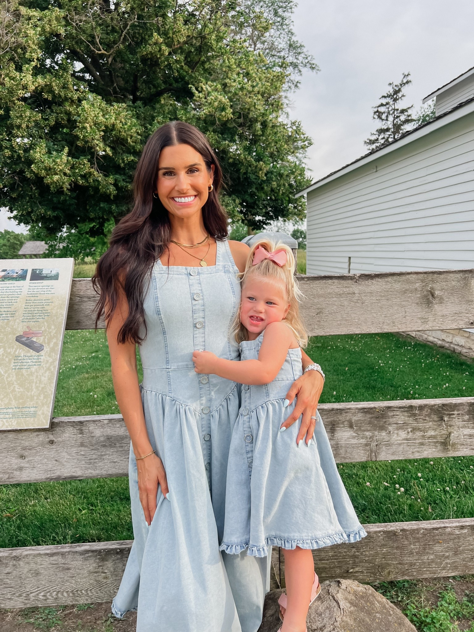 Mommy & me dresses 🥰🤍 

Matching dresses denim dresses mommy and me toddler girl 

#LTKSeasonal #LTKKids #LTKFamily