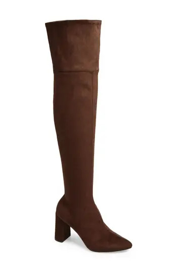 Jeffrey Campbell Parisah Over the Knee Boot in Espresso Suede at Nordstrom Rack, Size 6.5 | Nordstrom Rack