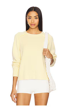 Free People Spring Street Pullover in Banana Cream from Revolve.com | Revolve Clothing (Global)