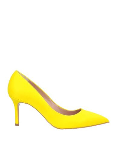 Geneve Woman Pumps Yellow Size 8 Textile fibers | YOOX (US)