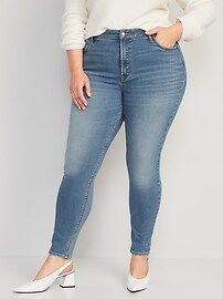 High-Waisted Rockstar Super-Skinny Built-In Warm Jeans for Women | Old Navy (CA)