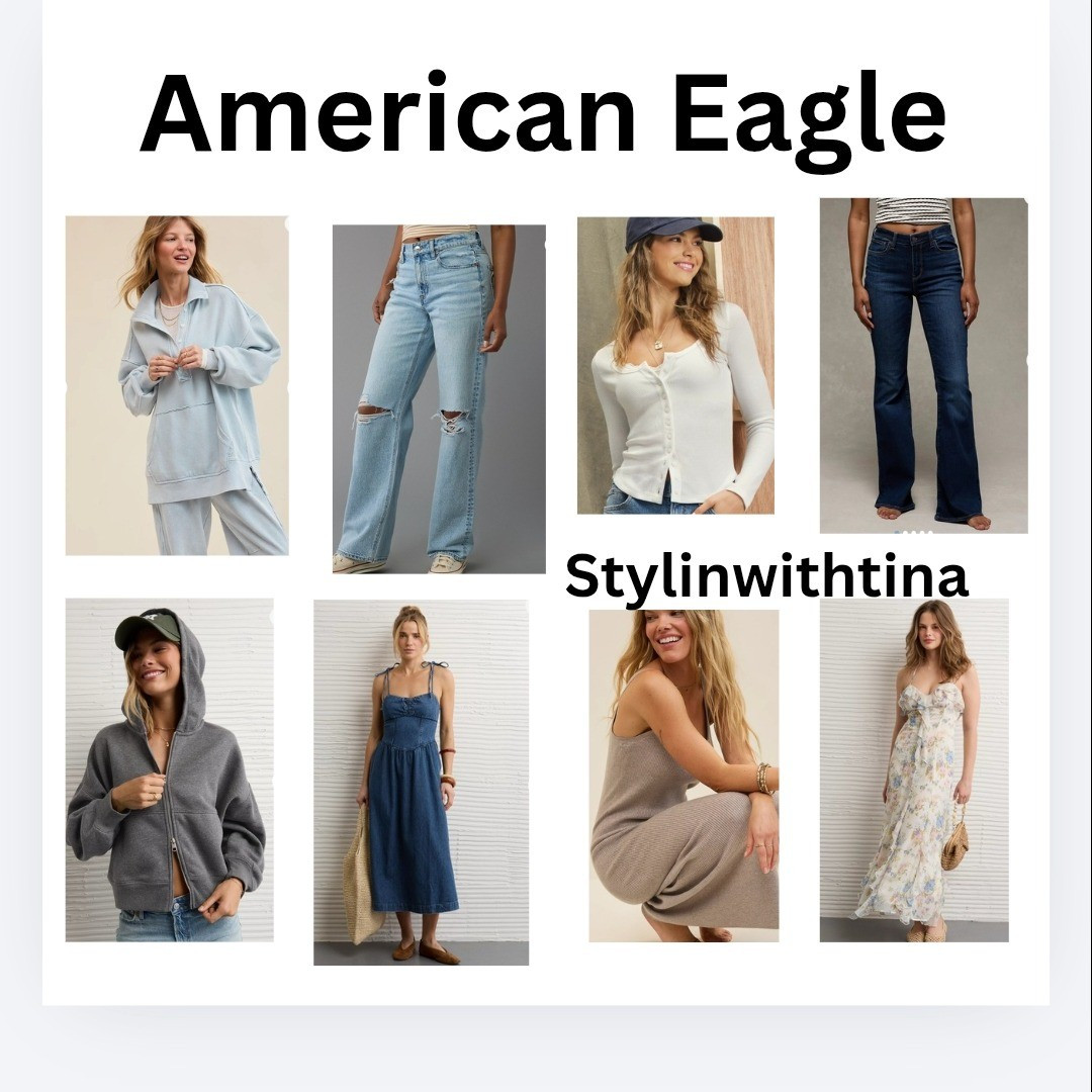 My favs from American eagle#stylinwithtina #jeans#ae#cardigan#sweatshirt#dress#denimdress#easter#ootd#valentines

#LTKValentine #LTKSaleAlert #LTKootd