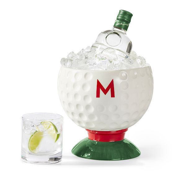 Golf Ball Ceramic Ice Bucket | Mark and Graham