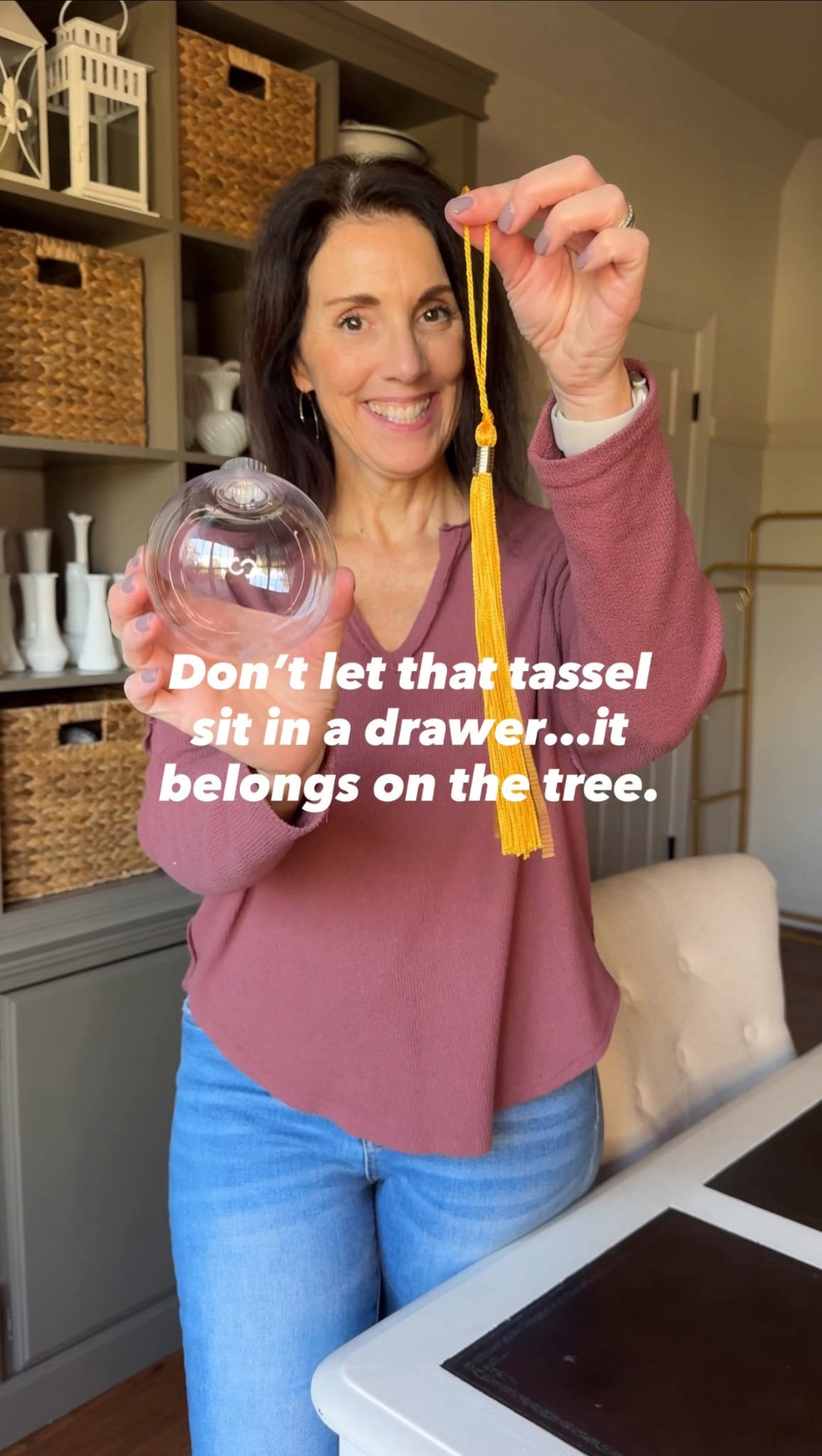 Don’t let those graduation tassels sit in a drawer! Create a simple Christmas ornament that reminds you of every proud moment.


#LTKHome #LTKStyleTip #LTKHoliday