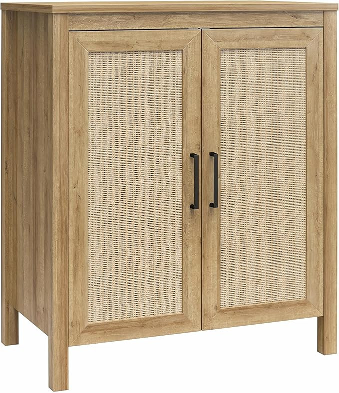 Ameriwood Wimberly 2 Door Accent Cabinet, Natural | Amazon (US)