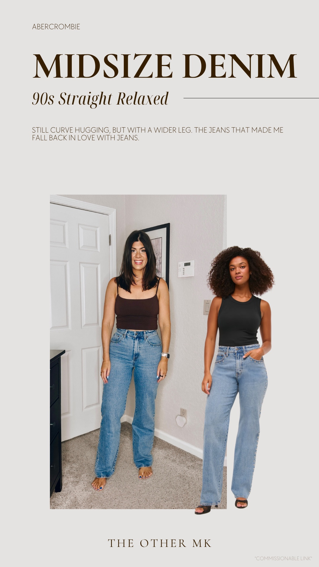 Wearing size 29 long curve and use code DENIMAF! 

still curve hugging, but with a wider leg. The jeans that made me fall back in love with jeans. 

denim sale, fall jeans, fall denim, jeans on sale, midsize denim, Abercrombie jeans 

 

#LTKSeasonal #LTKSaleAlert #LTKMidsize