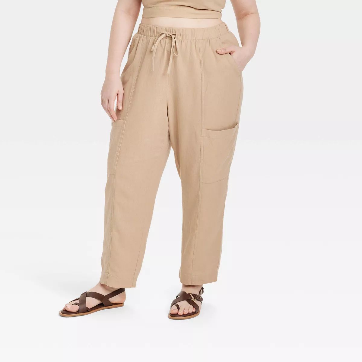 Women's High-Rise Pull-On Tapered Pants - Universal Thread™ | Target