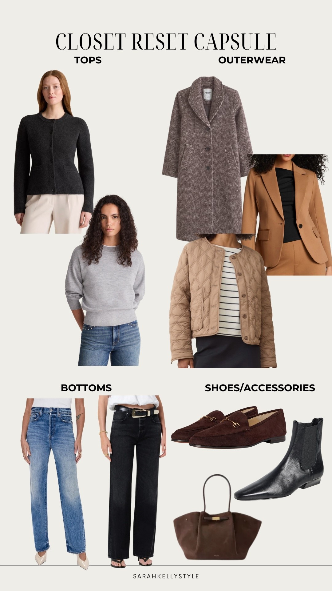 For those starting fresh while building a capsule wardrobe!
Fit tips-
Citizens: 
Mid rise,100% cotton, they fit true to size they are available in a 33 inch and a 30 inch I’m 510 for height reference wearing a size 27 in the 33 inch length

Cassie Jean:
They fit true to size are 100% cotton and I am 510 wearing a size 28. Rise: 12" and Inseam: 31"

#LTKootd #LTKSeasonal #LTKmomlife