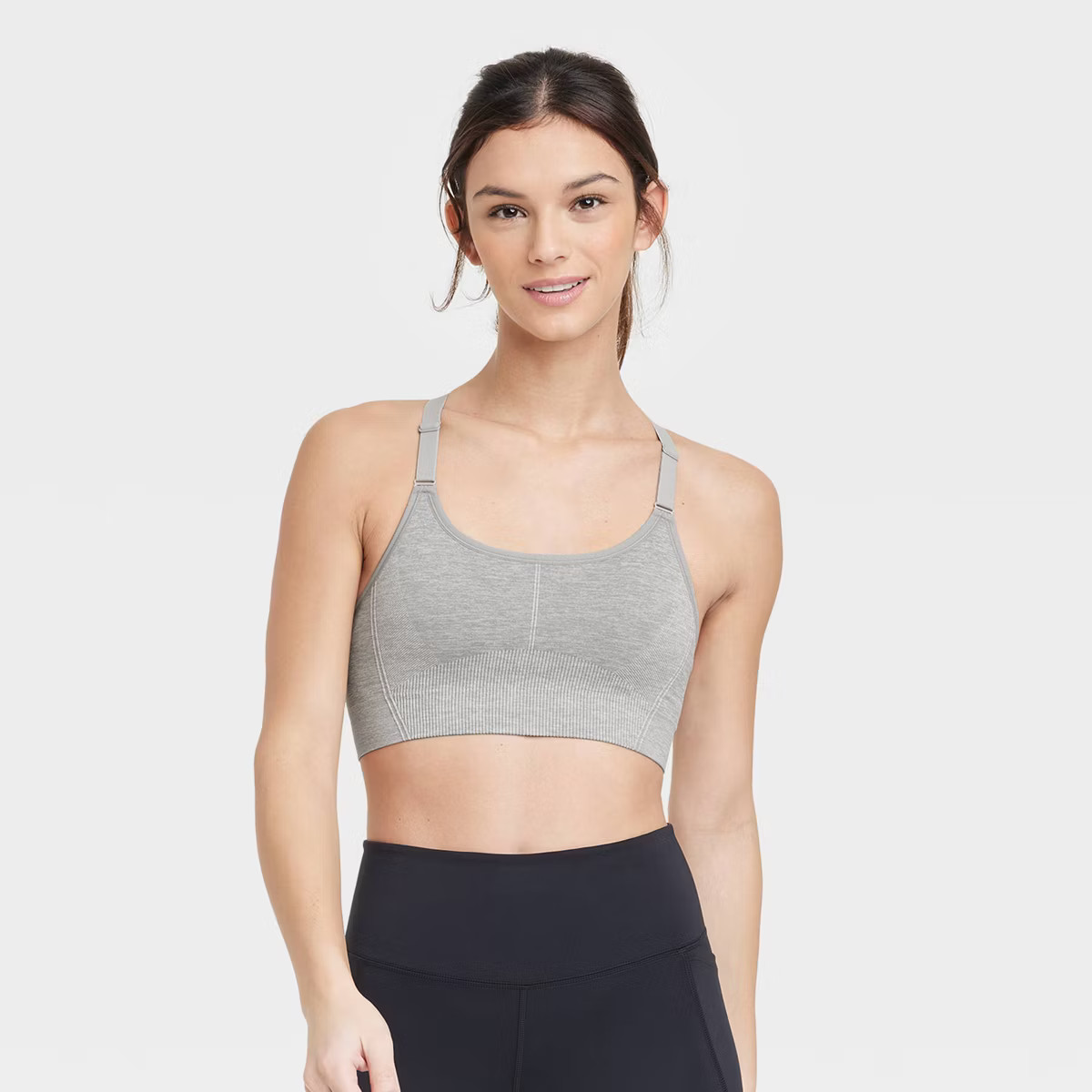 Women's Seamless Medium Support Cami Midline Sports Bra - All In Motion™ | Target
