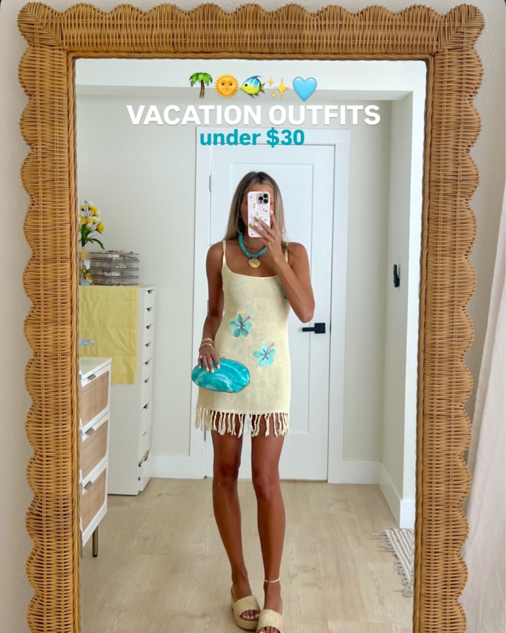vacation outfits under $30 from my latest Shein order 🌴 wearing an XS in everything 🩵