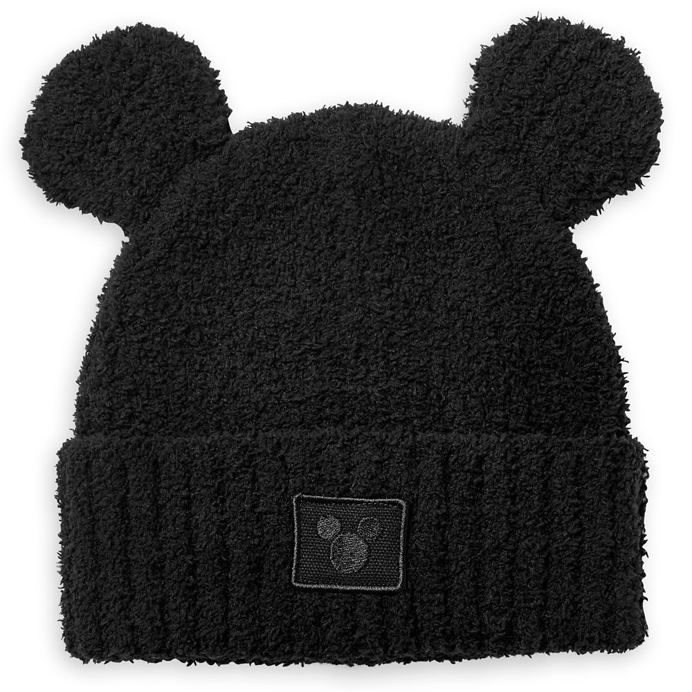 Mickey Mouse Beanie Hat for Kids by Barefoot Dreams – Black | Disney Store