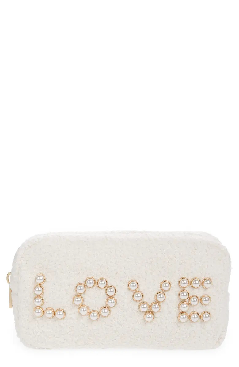 btb Los Angeles Love Teddy Small Cosmetics Case | Nordstrom | Nordstrom