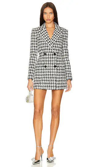 Tailored Mini Dress in Black | Revolve Clothing (Global)