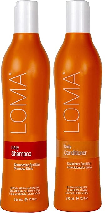 LOMA Daily Shampoo (clear formula) and Daily Conditioner (DUO PACK) 12 Ounce Each | Amazon (US)