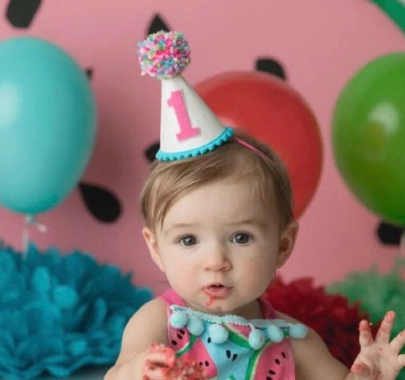 Peach Birthday Hat One Sweet Peach Hat Sweet as a Peach Party Hat Girl 1st Birthday Hat - Etsy | Etsy (US)