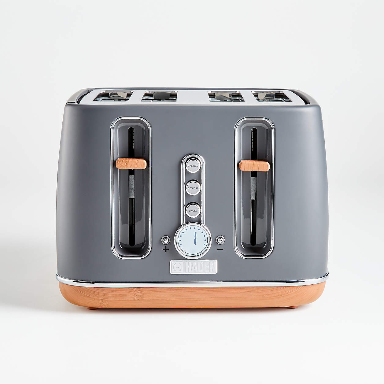 Haden Silt Green Dorchester Toaster + Reviews | Crate and Barrel | Crate & Barrel