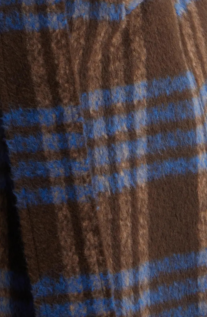 Plaid Belted Longline Coat | Nordstrom