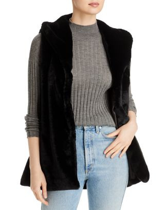 Longline Faux Fur Vest | Bloomingdale's (US)