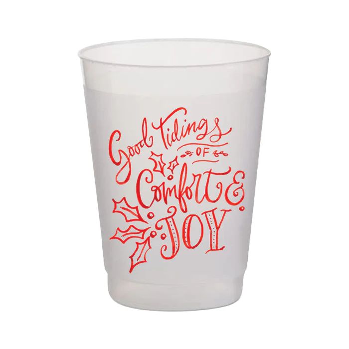 Good Tidings Of Comfort And Joy Frost Flex Cup | Rosanne Beck Collections