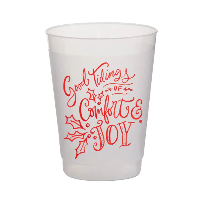 Good Tidings Of Comfort And Joy Frost Flex Cup | Rosanne Beck Collections