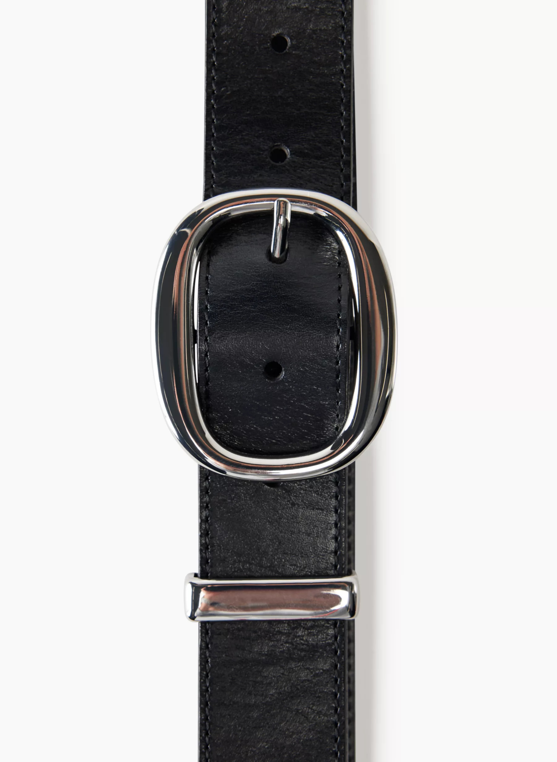 LIFETIME SOLID BRASS LEATHER BELT | Aritzia