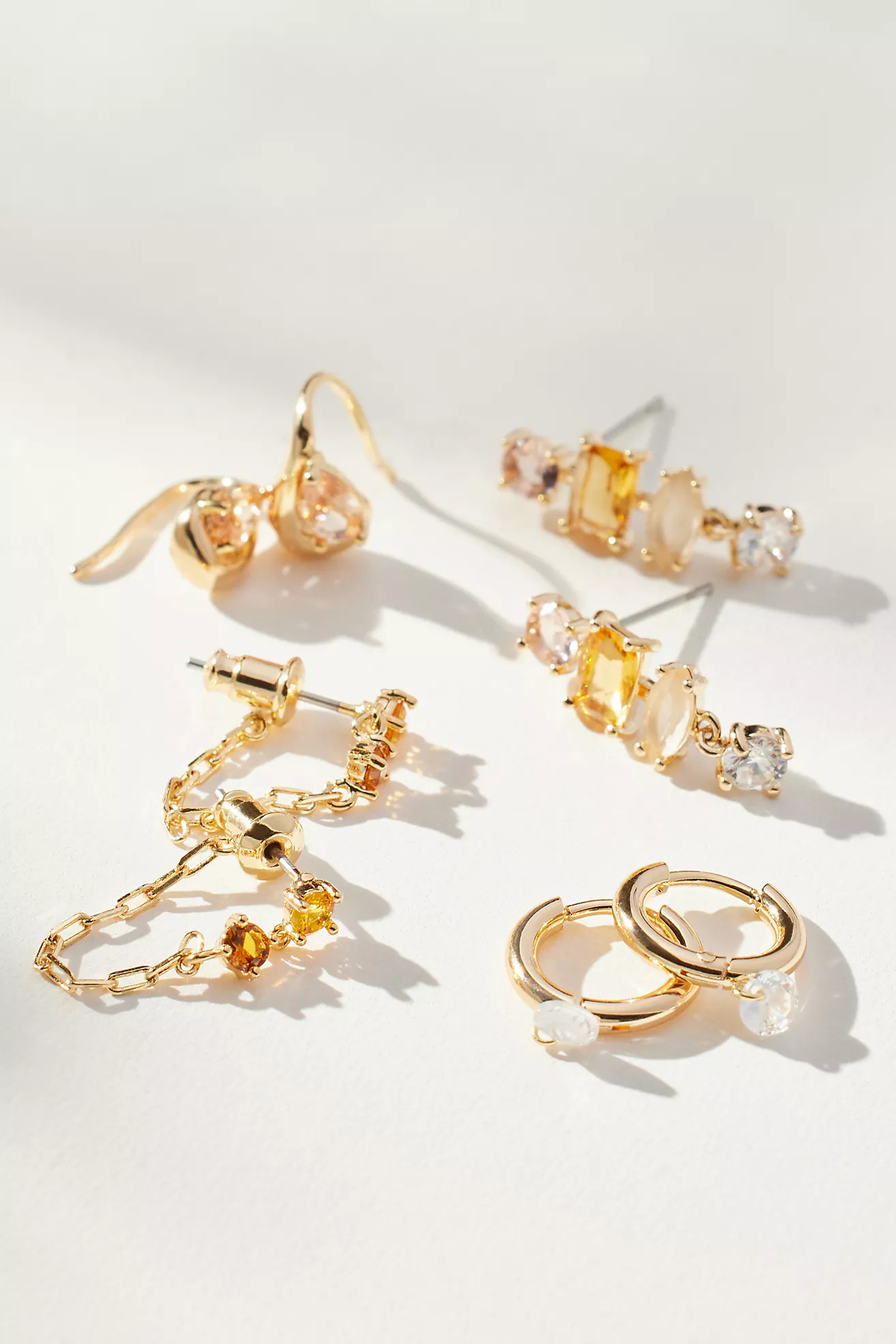 Birthstone Earrings, Set of 4 | Anthropologie (US)