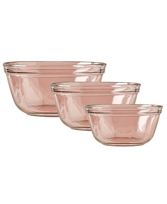 Glass 3-Pc. Mixing Bowl Set | Macy's