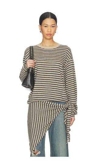 LIONESS Olsen Knit in Tan,Dark Grey. - size XS | Revolve Clothing (Global)