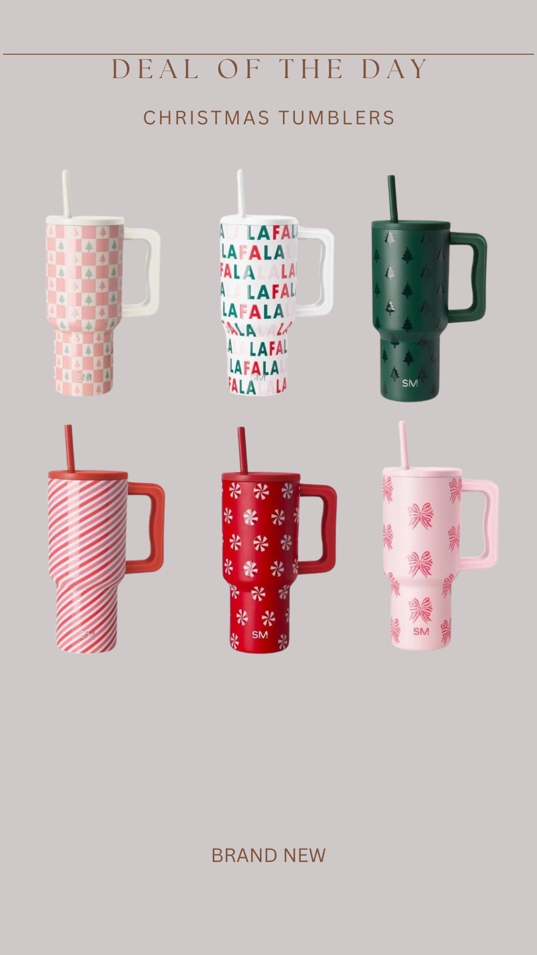 Simple modern just launched the cutest Christmas tumblers at Walmart!!!! 

#LTKfitnessgoals #LTKSeasonal #LTKHoliday