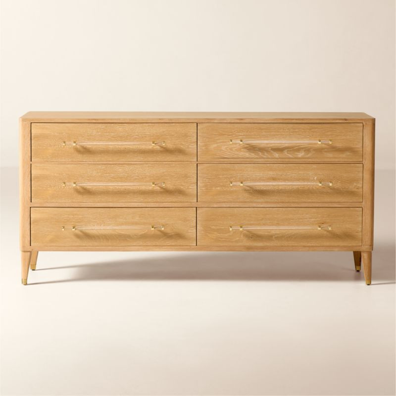 Probst 6-Drawer Oak Dresser | CB2 | CB2