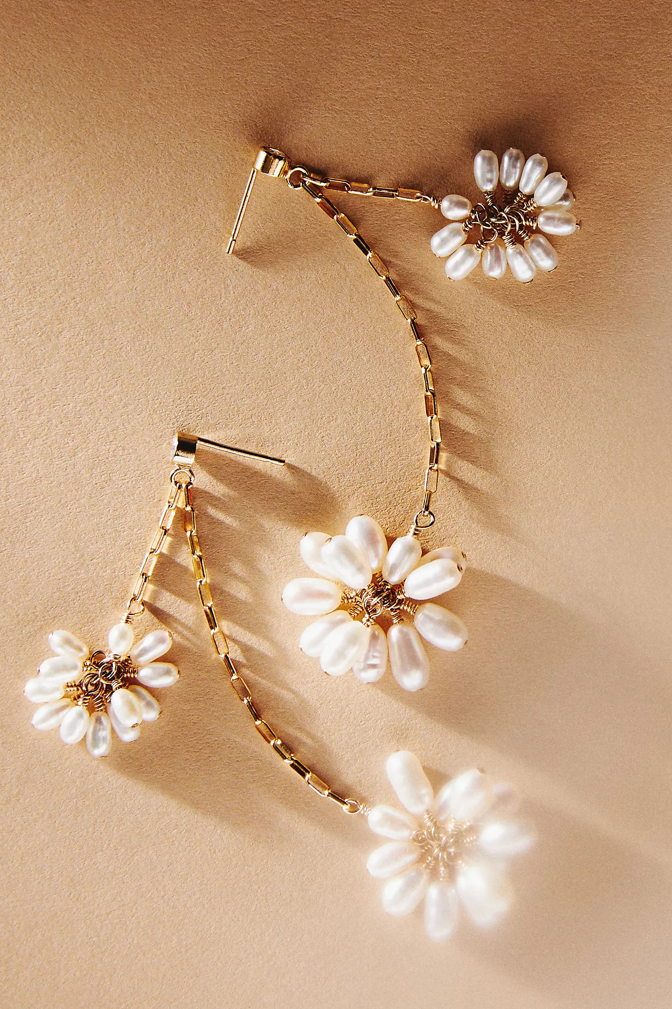 Christine Elizabeth Double Fleurette Earrings | Anthropologie (US)