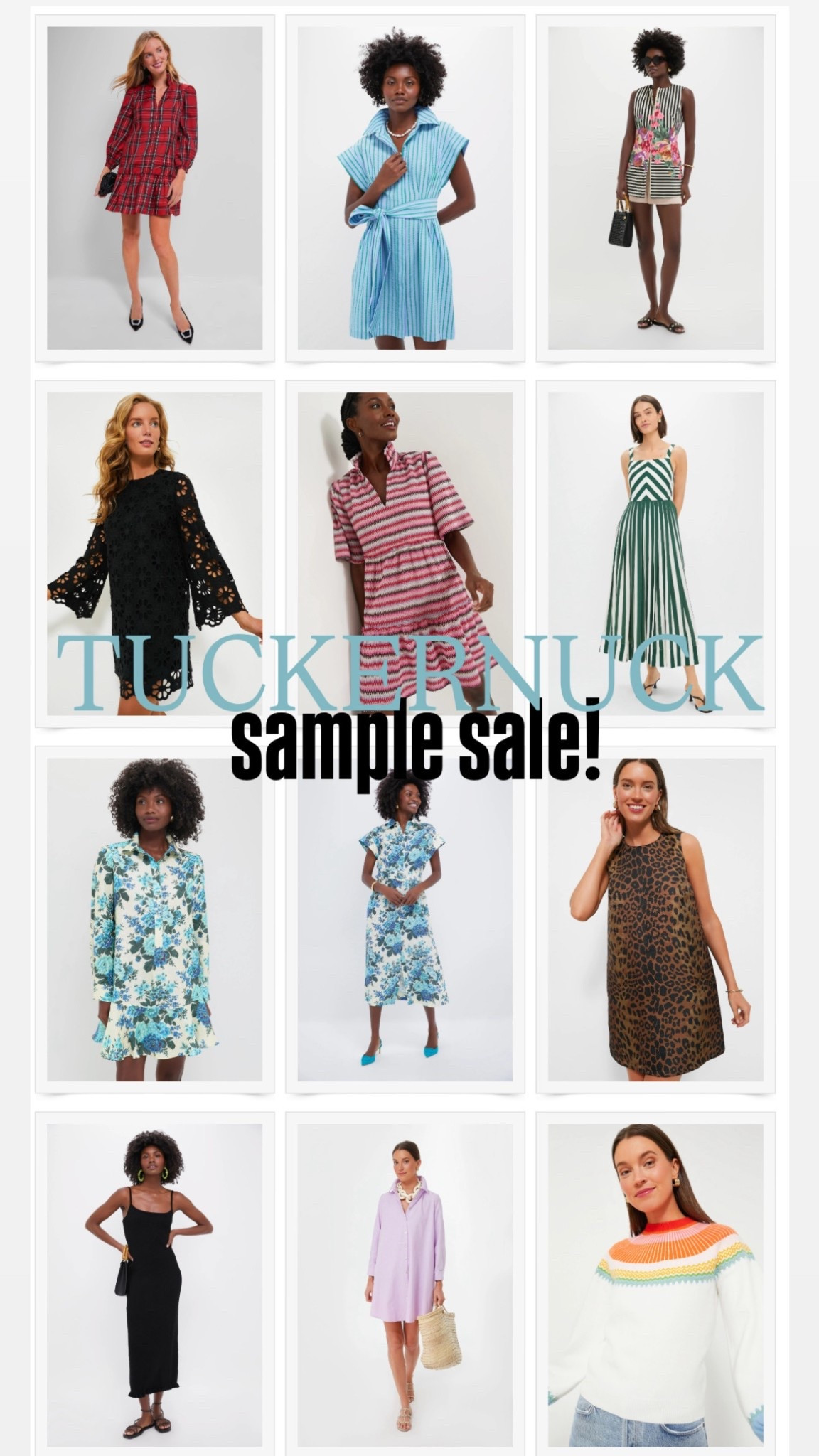 RUN DONT WALK!! Tuckernuck having the mother of all sample sales with 1000s of items marked WAY down!! We’re talking $39 dresses! These won’t last long  

#LTKOver40 #LTKSaleAlert #LTKStyleTip