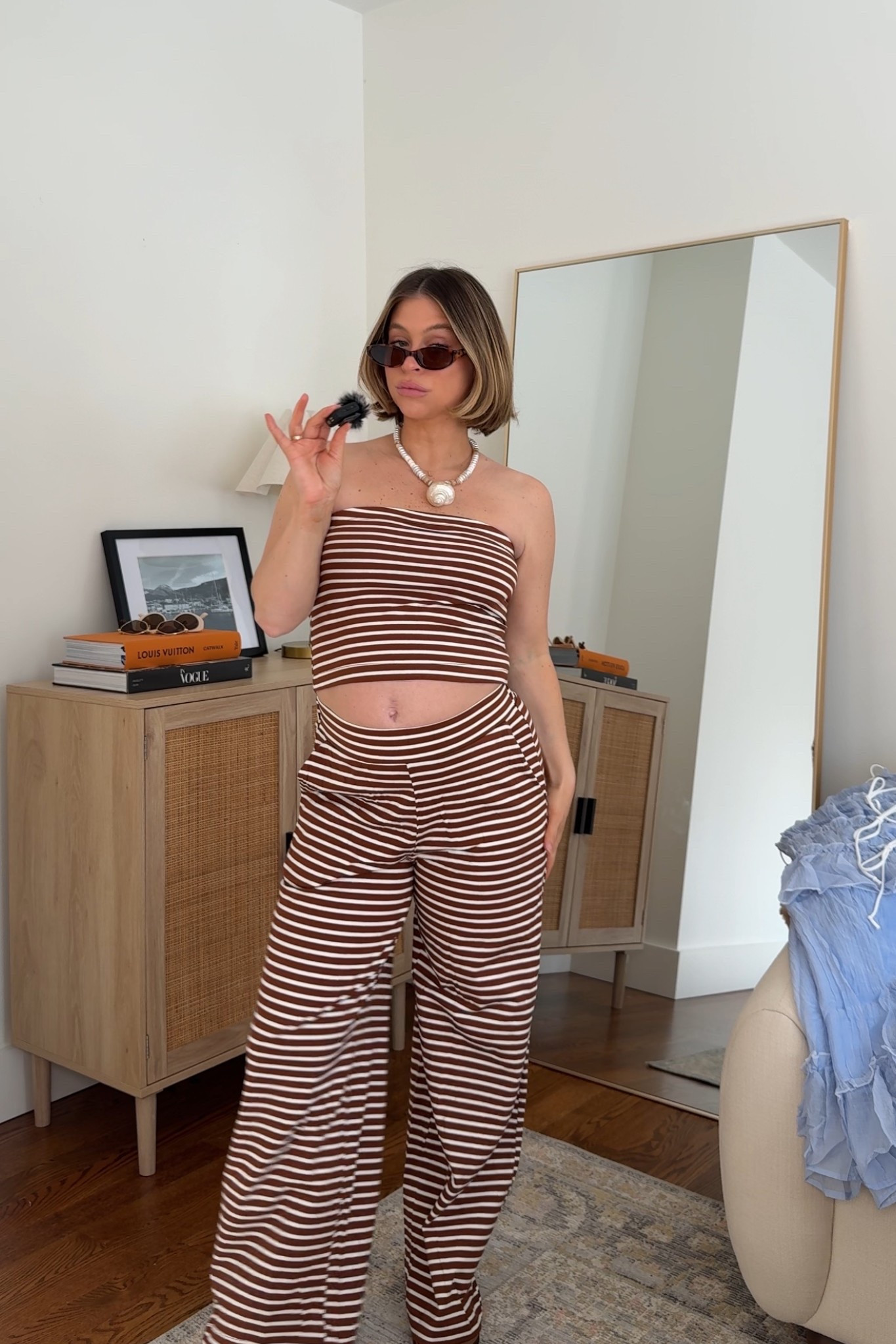 baby moon comfy matching set from Amazon! Sized up 1 to a medium  

#LTKootd #LTKPetite #LTKBump