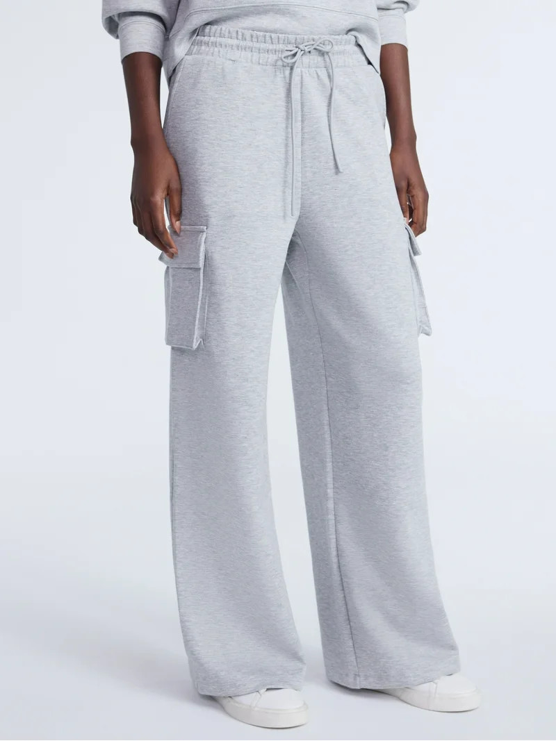 Scoop Women's and Women's Plus New Scubaknit Cargo Pants, Sizes XS-4X | Walmart (US)