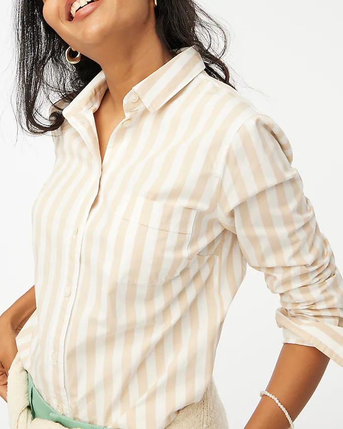 Lightweight cotton-blend shirt in signature fit | J.Crew Factory