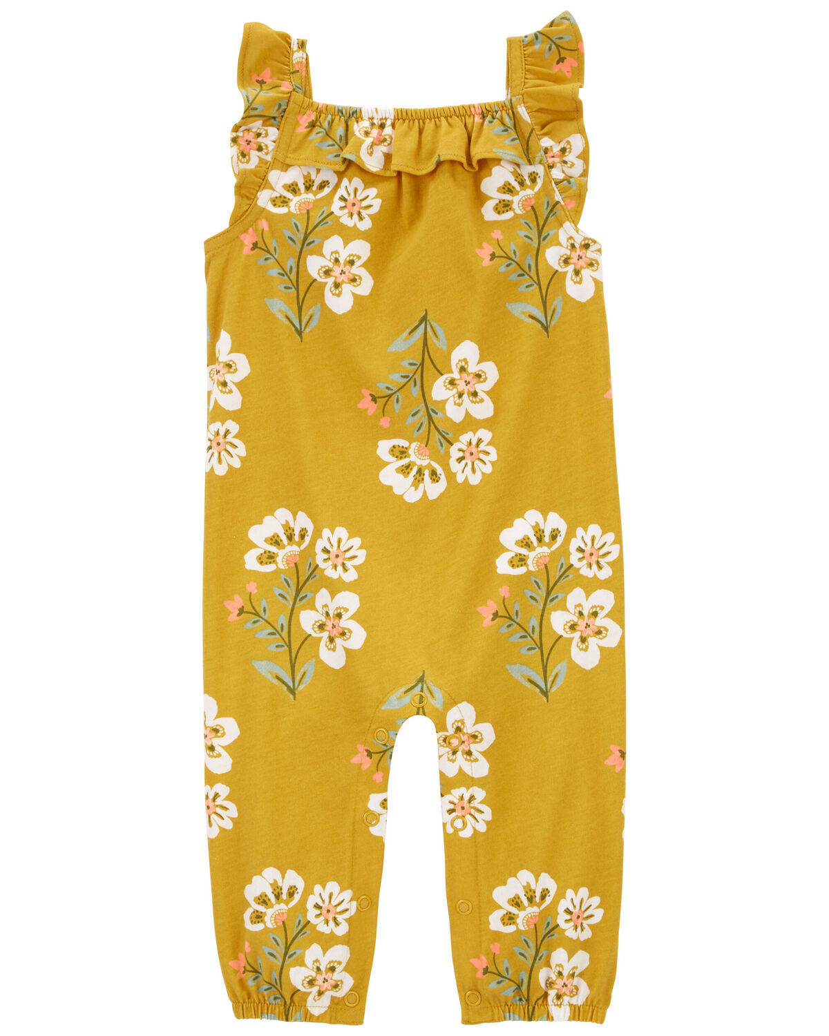 Baby Floral Cotton Jumpsuit | Carter's