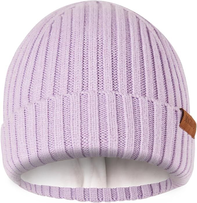 MAGISDU Beanie Winter Hats for Women Men Merino Wool Unisex Short Skull Cap Double Layer Fleece L... | Amazon (US)