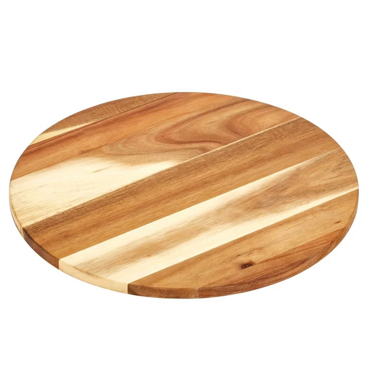 mDesign Acacia Wood Lazy Susan Turntable Spinner, Pantry Organizer | Target