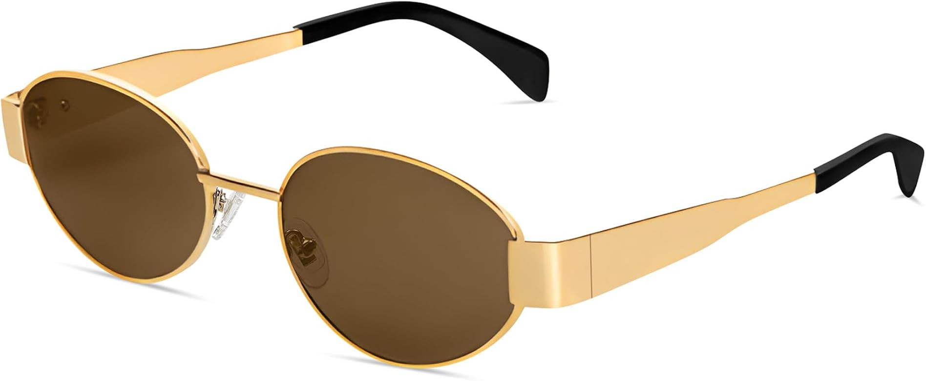 BUTABY Retro Oval Sunglasses for Women Men Designer Trendy Sun Glasses Classic Shades UV400 Prote... | Amazon (US)