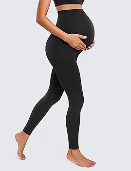 CRZ YOGA Womens Butterluxe Maternity Leggings 25" / 28" - Workout Activewear Yoga Pregnancy Pants... | Amazon (US)