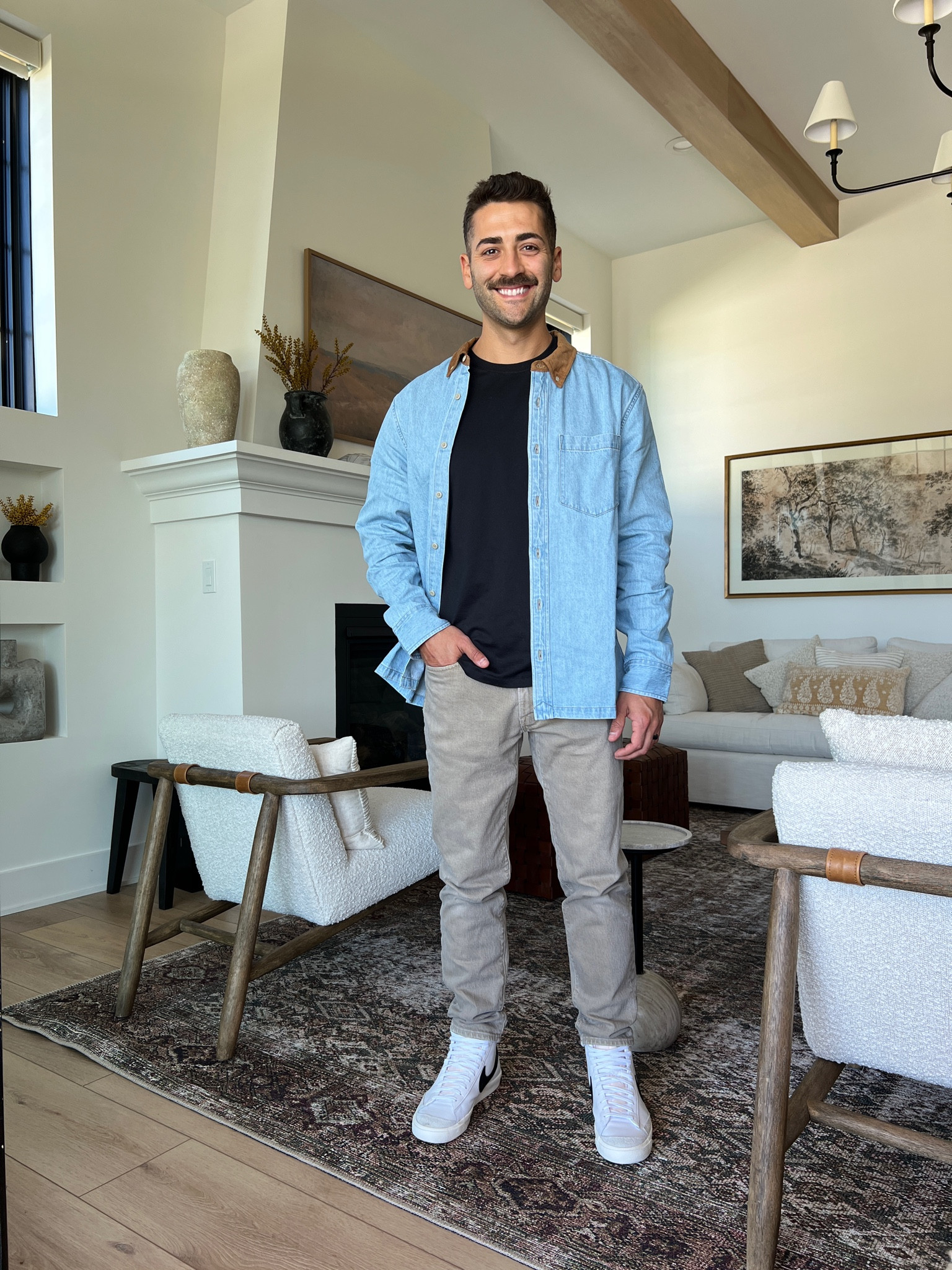 Men’s weekend outfit.
Med in tee and jacket. Jeans and shoes are true to size.

#outfitsfordude #mensfashion 

#LTKSeasonal #LTKmens