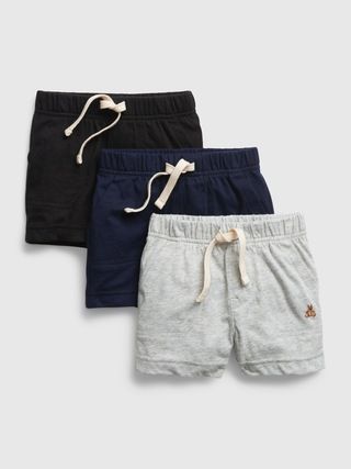 Baby 100% Organic Cotton Mix and Match Shorts (3-Pack) | Gap (US)