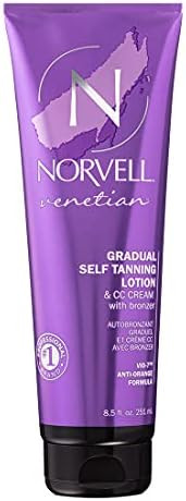 Norvell Venetian Sunless CC Tanning Color Extender Moisturizing Lotion with Violet and Brown Tone... | Amazon (US)