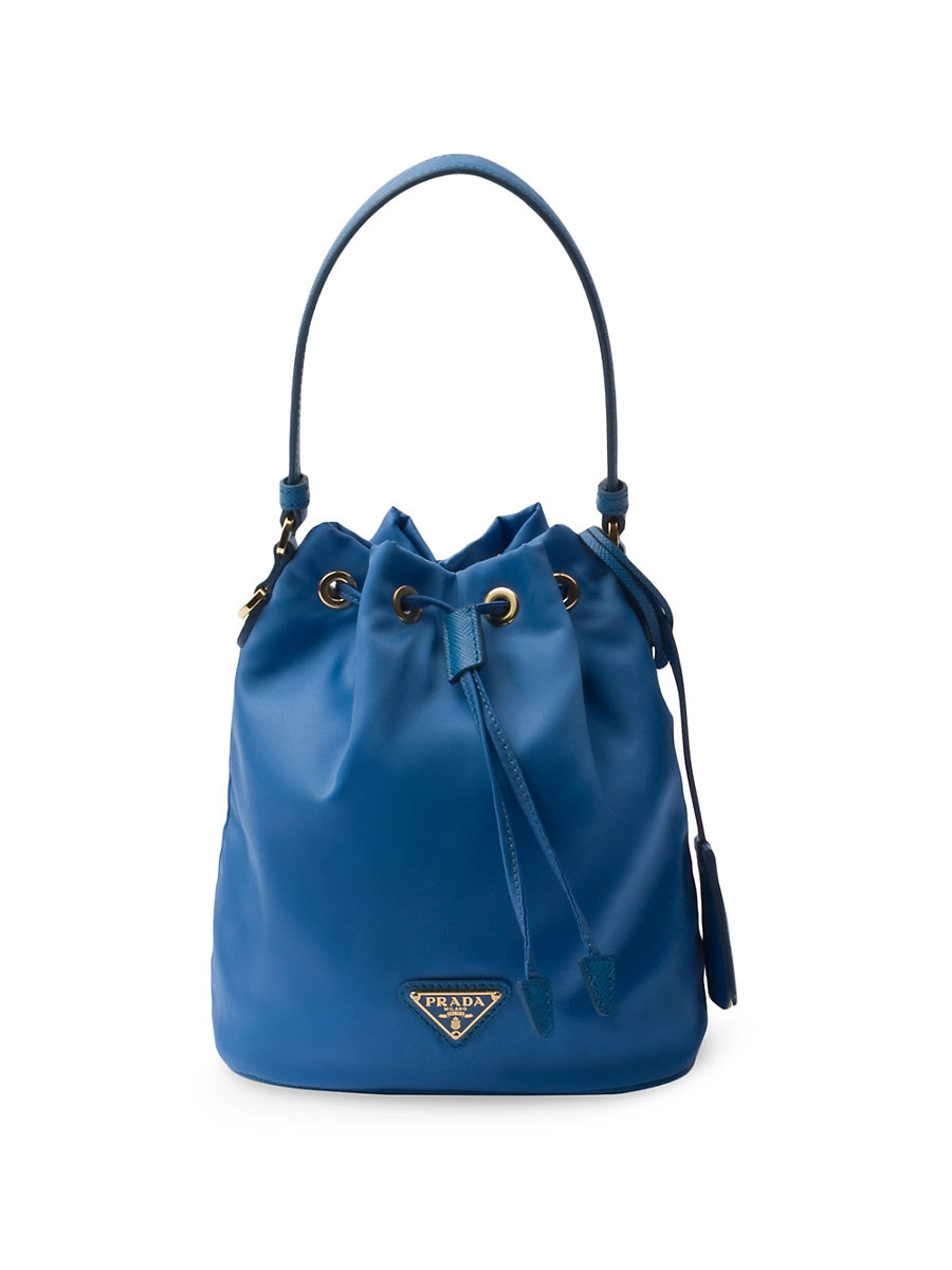 Women's Re-Edition 1978 Re-Nylon Mini Bucket Bag - Medium Blue | Saks Fifth Avenue