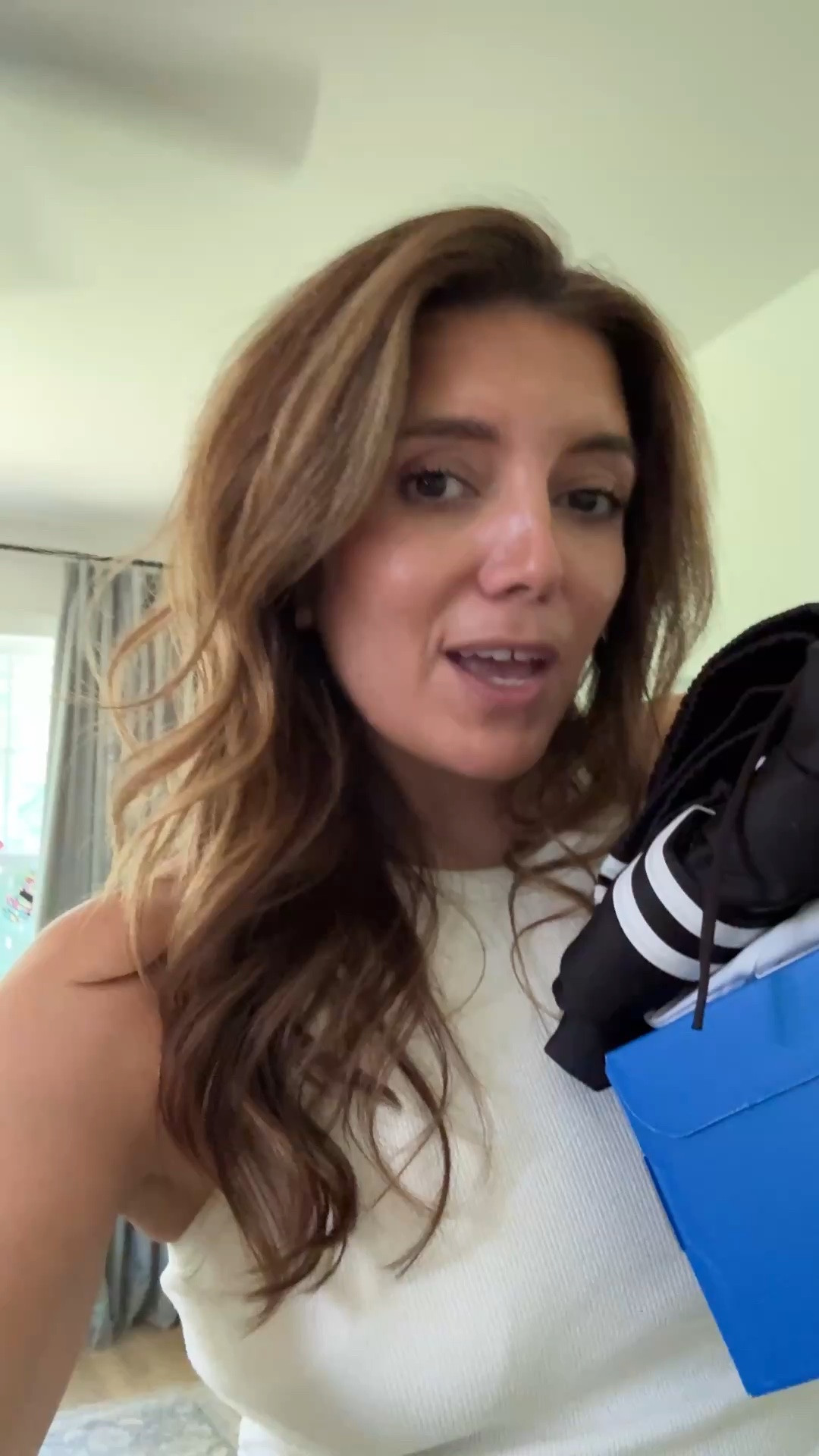 New @adidas order!! #createdwithadidas #adidaspartner I’m 5’7” and a typical size 4. In a size small in the track pants, size medium in the jersey. Size down ½ in the ballet sneakers!